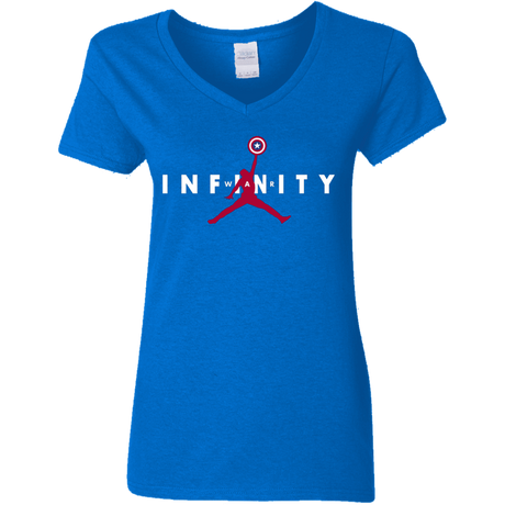 T-Shirts Royal / S Infinity Air Women's V-Neck T-Shirt