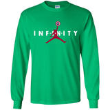 T-Shirts Irish Green / YS Infinity Air Youth Long Sleeve T-Shirt