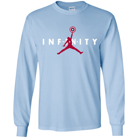 T-Shirts Light Blue / YS Infinity Air Youth Long Sleeve T-Shirt