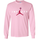 T-Shirts Light Pink / YS Infinity Air Youth Long Sleeve T-Shirt