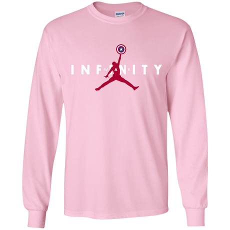 T-Shirts Light Pink / YS Infinity Air Youth Long Sleeve T-Shirt