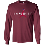 T-Shirts Maroon / YS Infinity Air Youth Long Sleeve T-Shirt