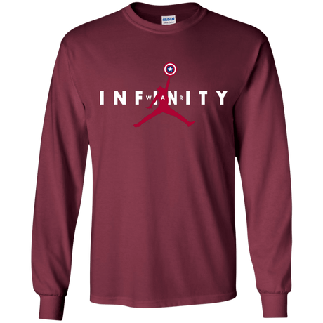 T-Shirts Maroon / YS Infinity Air Youth Long Sleeve T-Shirt