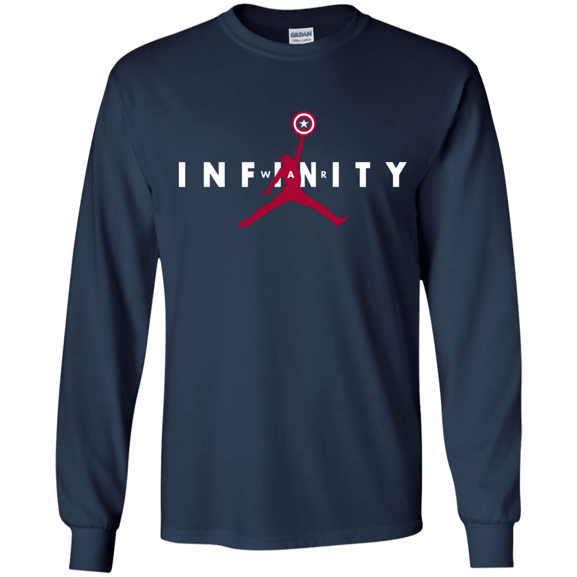 T-Shirts Navy / YS Infinity Air Youth Long Sleeve T-Shirt