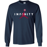 T-Shirts Navy / YS Infinity Air Youth Long Sleeve T-Shirt