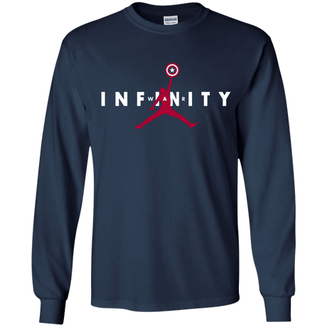 T-Shirts Navy / YS Infinity Air Youth Long Sleeve T-Shirt