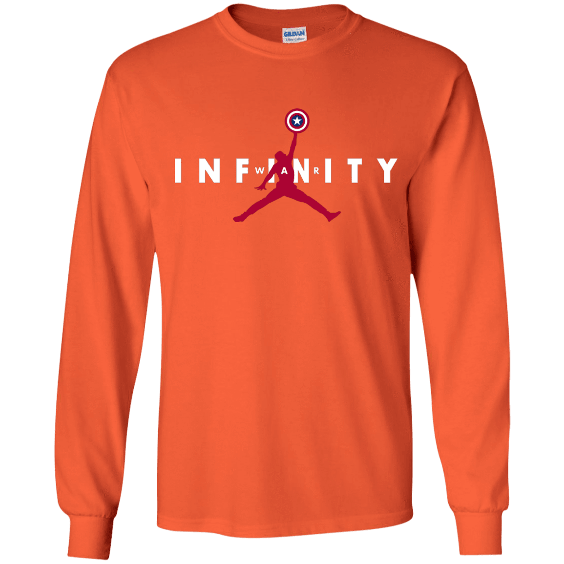 T-Shirts Orange / YS Infinity Air Youth Long Sleeve T-Shirt