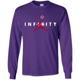 T-Shirts Purple / YS Infinity Air Youth Long Sleeve T-Shirt