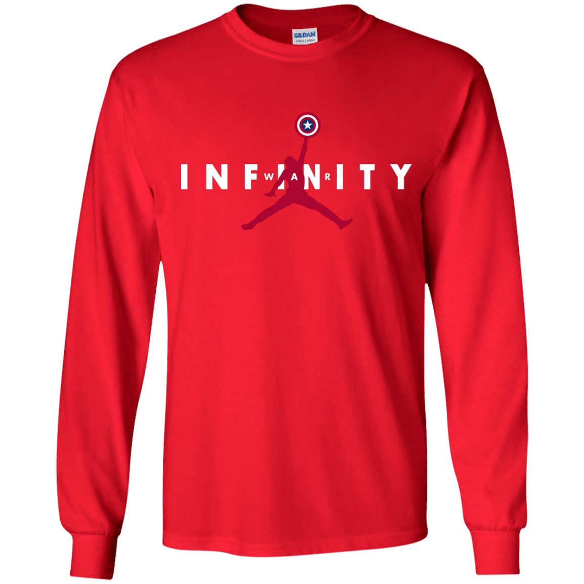 T-Shirts Red / YS Infinity Air Youth Long Sleeve T-Shirt