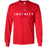 T-Shirts Red / YS Infinity Air Youth Long Sleeve T-Shirt