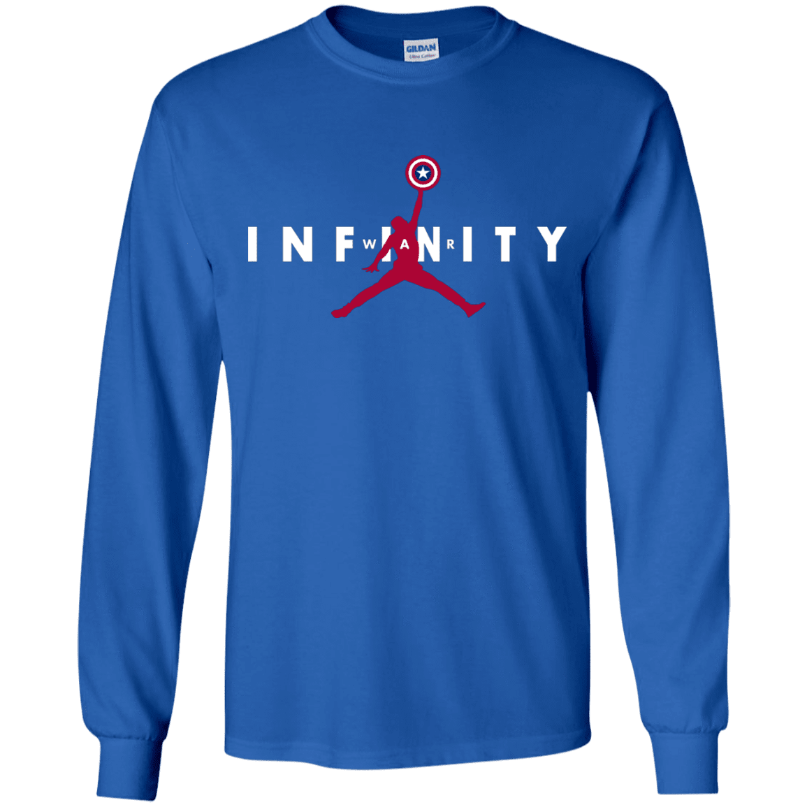 T-Shirts Royal / YS Infinity Air Youth Long Sleeve T-Shirt