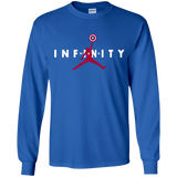 T-Shirts Royal / YS Infinity Air Youth Long Sleeve T-Shirt