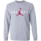 T-Shirts Sport Grey / YS Infinity Air Youth Long Sleeve T-Shirt