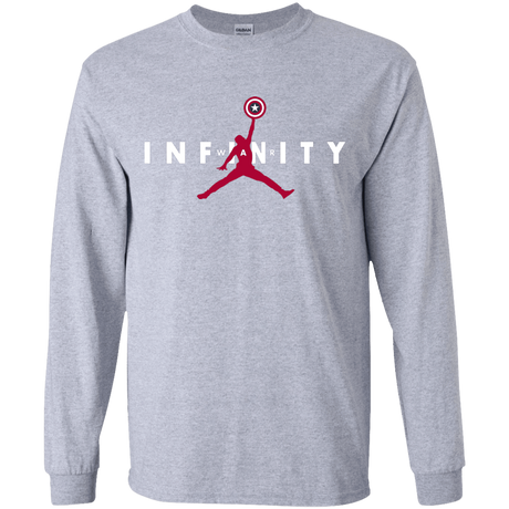 T-Shirts Sport Grey / YS Infinity Air Youth Long Sleeve T-Shirt