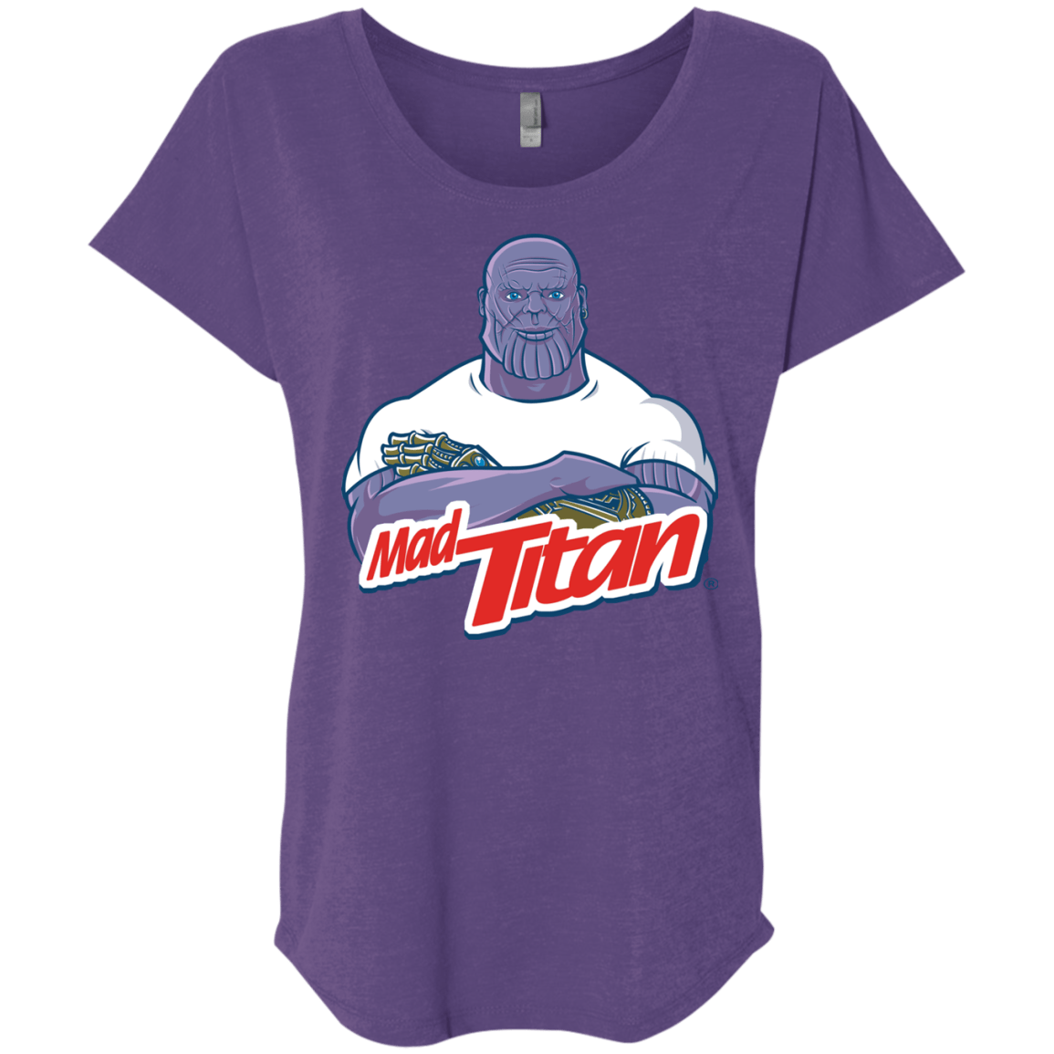 T-Shirts Purple Rush / X-Small INFINITY CLEANER Triblend Dolman Sleeve