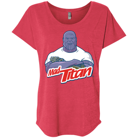 T-Shirts Vintage Red / X-Small INFINITY CLEANER Triblend Dolman Sleeve