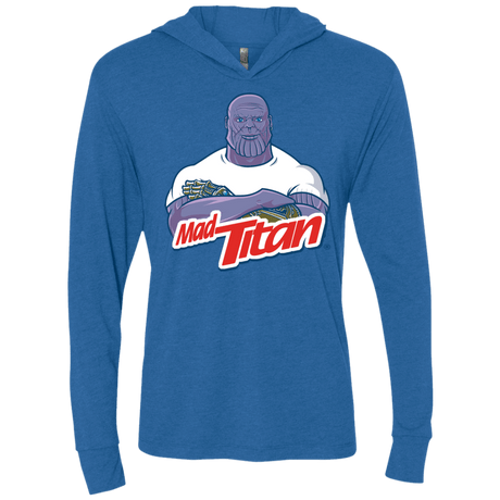 T-Shirts Vintage Royal / X-Small INFINITY CLEANER Triblend Long Sleeve Hoodie Tee