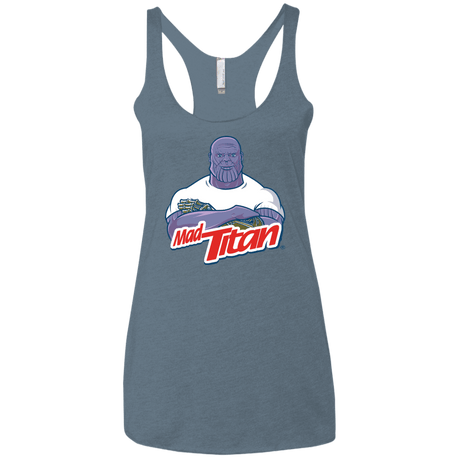 T-Shirts Indigo / X-Small INFINITY CLEANER Women's Triblend Racerback Tank