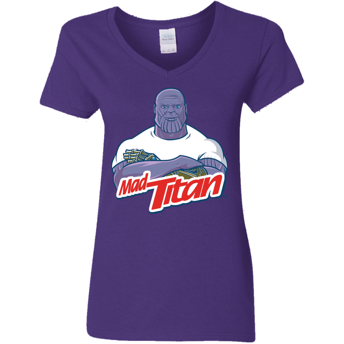 T-Shirts Purple / S INFINITY CLEANER Women's V-Neck T-Shirt