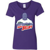 T-Shirts Purple / S INFINITY CLEANER Women's V-Neck T-Shirt