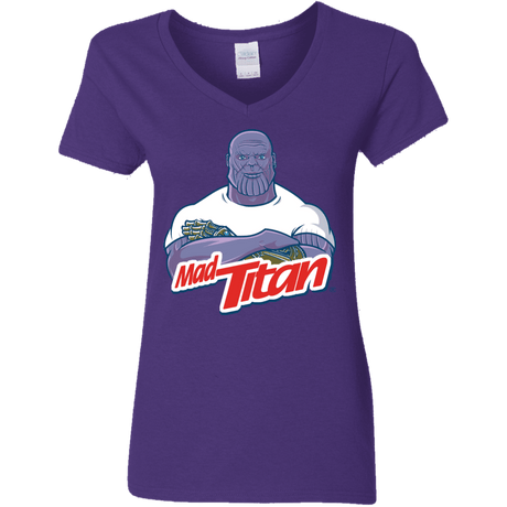 T-Shirts Purple / S INFINITY CLEANER Women's V-Neck T-Shirt