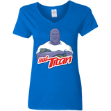 T-Shirts Royal / S INFINITY CLEANER Women's V-Neck T-Shirt