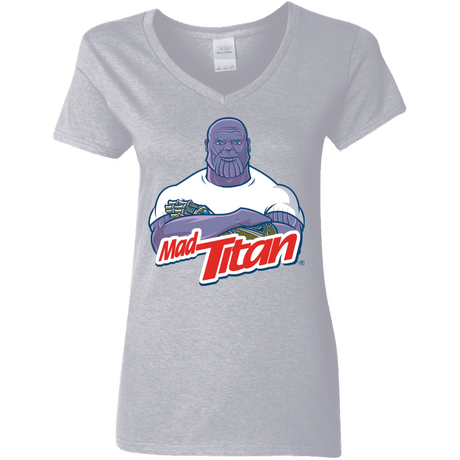 T-Shirts Sport Grey / S INFINITY CLEANER Women's V-Neck T-Shirt