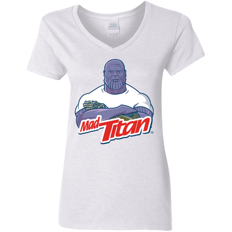 T-Shirts White / S INFINITY CLEANER Women's V-Neck T-Shirt