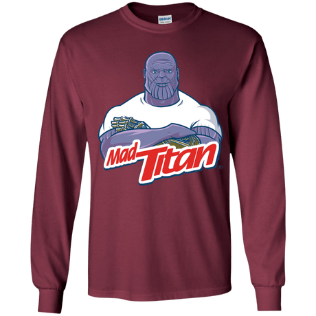T-Shirts Maroon / YS INFINITY CLEANER Youth Long Sleeve T-Shirt