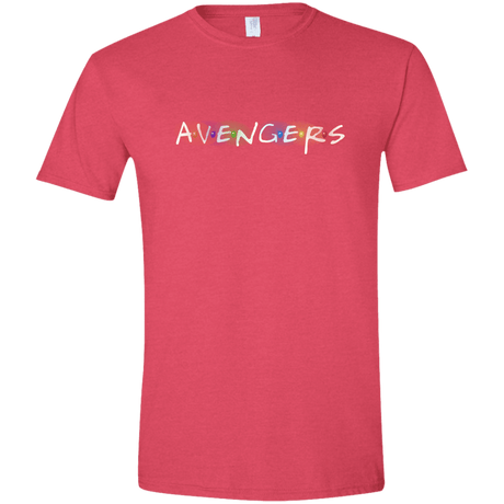 T-Shirts Heather Red / S Infinity Friends Men's Semi-Fitted Softstyle