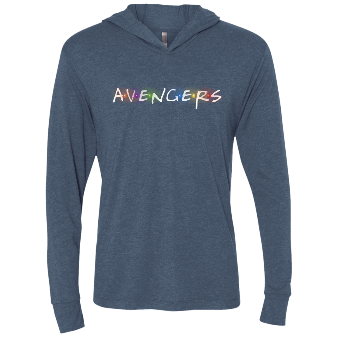 T-Shirts Indigo / X-Small Infinity Friends Triblend Long Sleeve Hoodie Tee