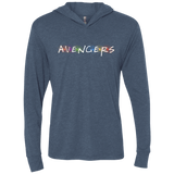 T-Shirts Indigo / X-Small Infinity Friends Triblend Long Sleeve Hoodie Tee