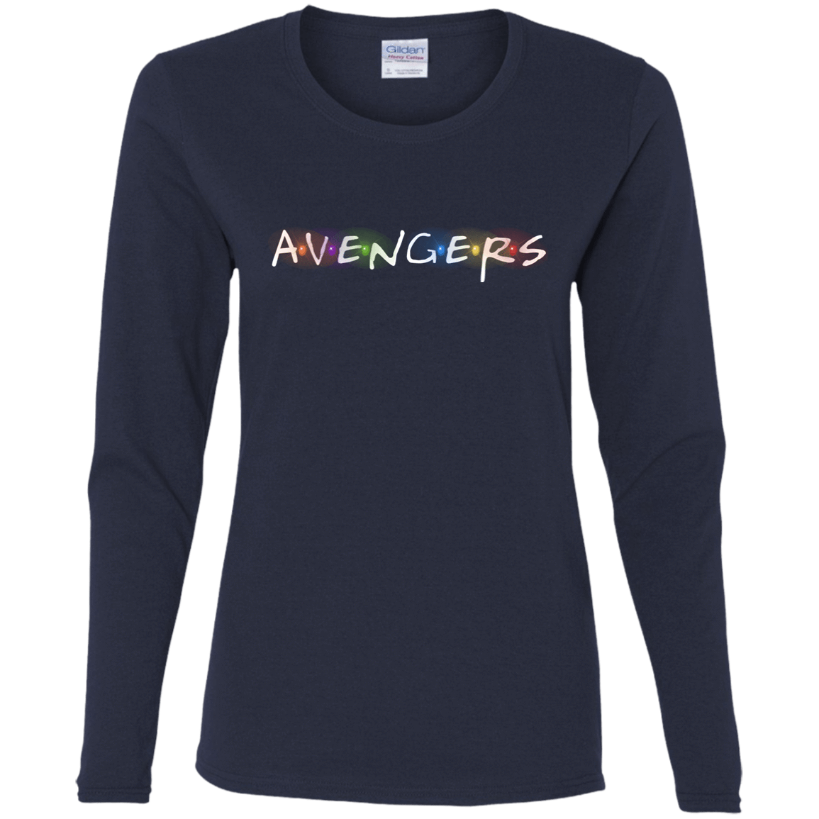 T-Shirts Navy / S Infinity Friends Women's Long Sleeve T-Shirt