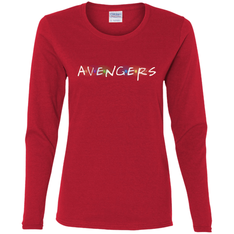 T-Shirts Red / S Infinity Friends Women's Long Sleeve T-Shirt