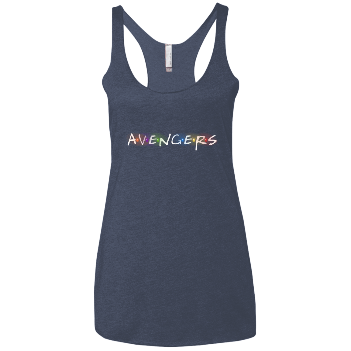 T-Shirts Vintage Navy / X-Small Infinity Friends Women's Triblend Racerback Tank