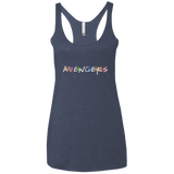 T-Shirts Vintage Navy / X-Small Infinity Friends Women's Triblend Racerback Tank