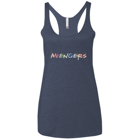 T-Shirts Vintage Navy / X-Small Infinity Friends Women's Triblend Racerback Tank
