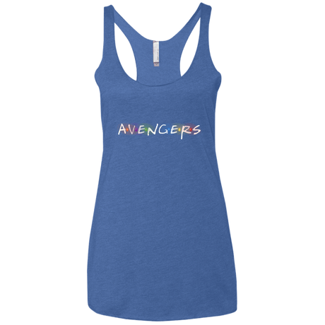 T-Shirts Vintage Royal / X-Small Infinity Friends Women's Triblend Racerback Tank