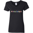 T-Shirts Black / S Infinity Friends Women's V-Neck T-Shirt