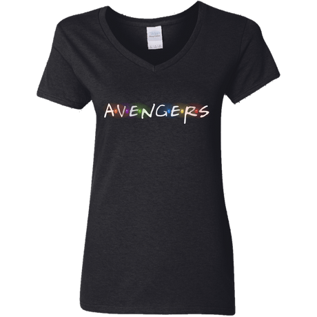 T-Shirts Black / S Infinity Friends Women's V-Neck T-Shirt