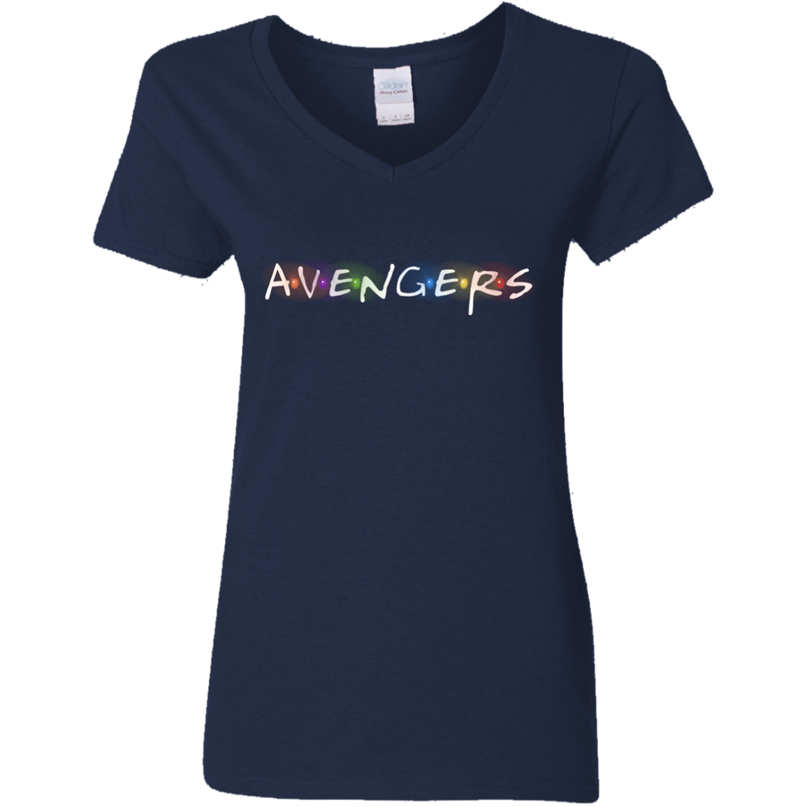 T-Shirts Navy / S Infinity Friends Women's V-Neck T-Shirt