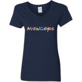 T-Shirts Navy / S Infinity Friends Women's V-Neck T-Shirt