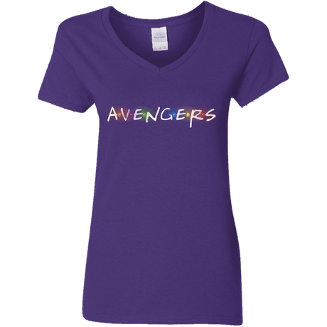 T-Shirts Purple / S Infinity Friends Women's V-Neck T-Shirt