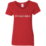 T-Shirts Red / S Infinity Friends Women's V-Neck T-Shirt