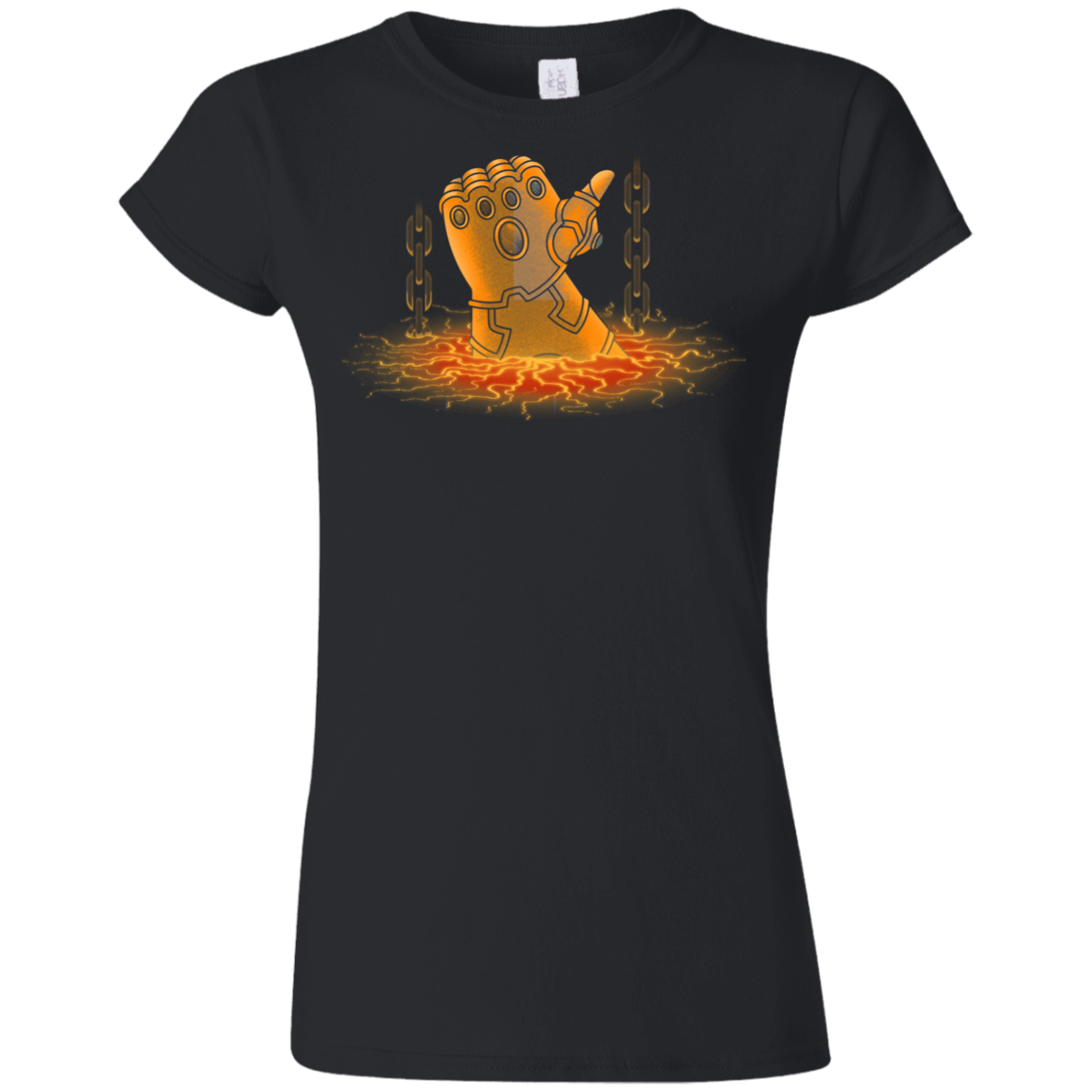 T-Shirts Black / S Infinity Gauntlet Junior Slimmer-Fit T-Shirt