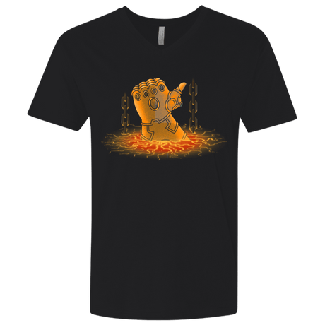 T-Shirts Black / X-Small Infinity Gauntlet Men's Premium V-Neck