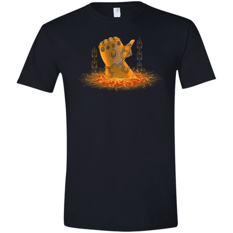 T-Shirts Black / X-Small Infinity Gauntlet Men's Semi-Fitted Softstyle
