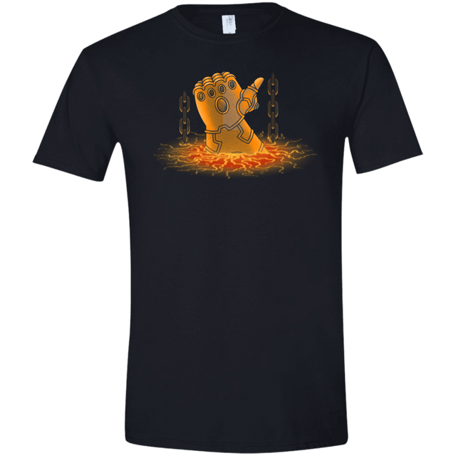 T-Shirts Black / X-Small Infinity Gauntlet Men's Semi-Fitted Softstyle