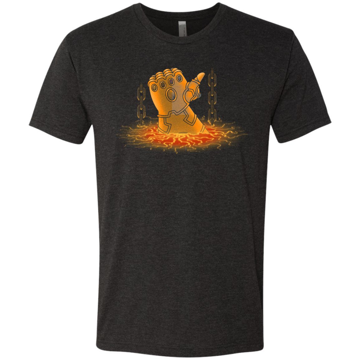 T-Shirts Vintage Black / S Infinity Gauntlet Men's Triblend T-Shirt