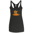 T-Shirts Vintage Black / X-Small Infinity Gauntlet Women's Triblend Racerback Tank